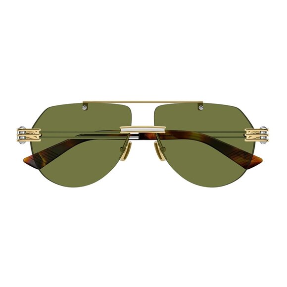 NEW BOTTEGA VENETA UNISEX SUNGLASSES BOTTEGA VENETA BV1342S 003 RIMLESS EYEWEAR - Picture 1 of 3